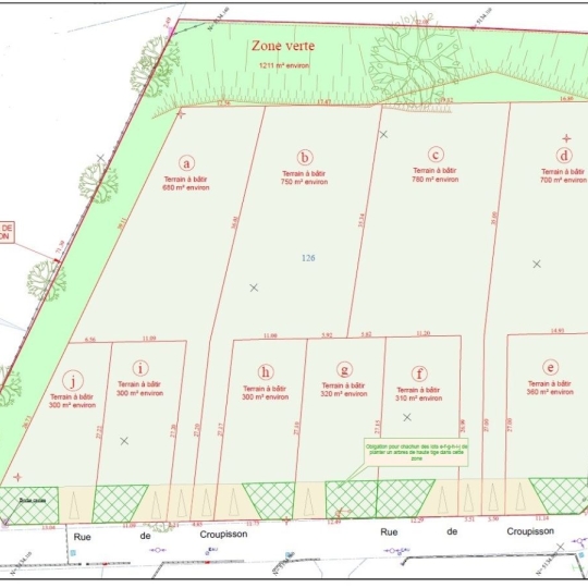  Annonces STETIENNE : Terrain | LA RICAMARIE (42150) | 0 m2 | 89 500 € 